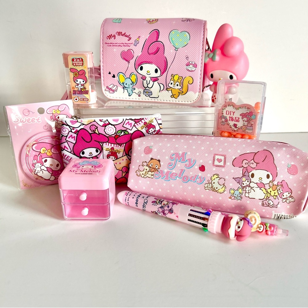 💖(MY305) My Melody Adorable 10-Piece Purse Bundle! - Picture 15 of 15
